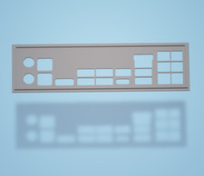 Asrock X370 Killer SLI I/O Shield, 3D Printed, Black/White color, IO Backplate