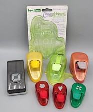 7 Corner Star Heart Tulip Flower Square Punches EK Success Holder Paper Punch