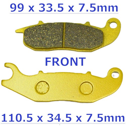 MC Front Rear Brake Pads for Honda CBR 125 R CBR125R 2004-2010 6 Bolt Front Disc - Picture 3 of 5