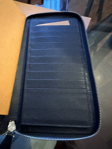 Grande porta carte in pelle nera Portafoglio TOD’s NUOVO con scatola - Imagen 6 de 8