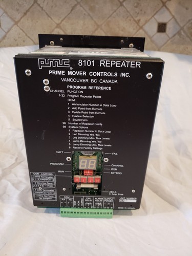 PMC Prime Mover Control Alarm Annunciator Control Panel 8101 Marine Repeater - Picture 4 of 5