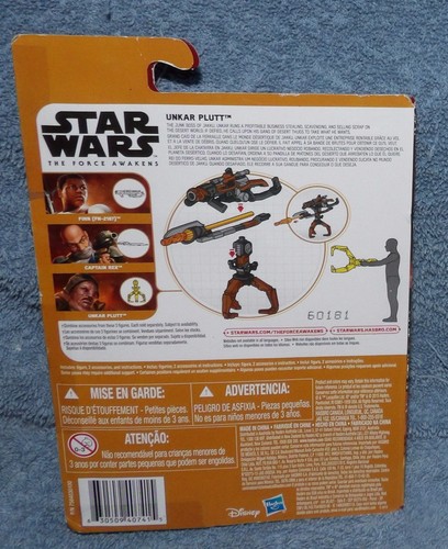 JUEGO DE FIGURAS UNKAR PLUTT DE STAR WARS THE FORCE AWAKENS 2015 - Imagen 2 de 6