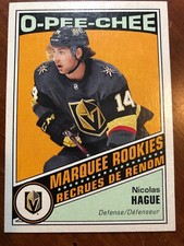 19-20 UD Series 2 Hockey Opee Chee Retro Marquee Rookies 619 Nicolas Hague