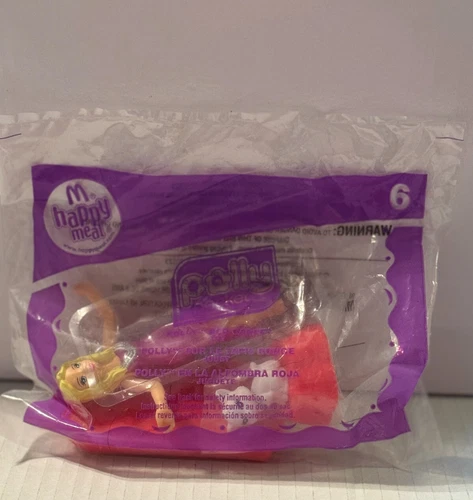 McDonald's Happy Meal Toy 2008 Polly Pocket #6 Polly Red Carpet New Sealed