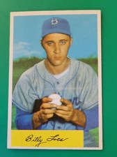 1954 Bowman Set Break #42 Billy Loes Dodgers Mid Grade