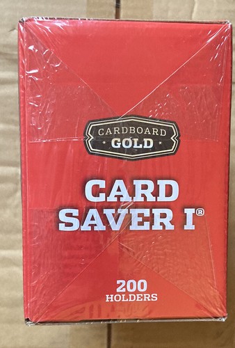 400 Card Saver 1 Soporte Semirrígido Cartón Dorado PSA BGS SGC TOTALMENTE NUEVO - Imagen 3 de 3