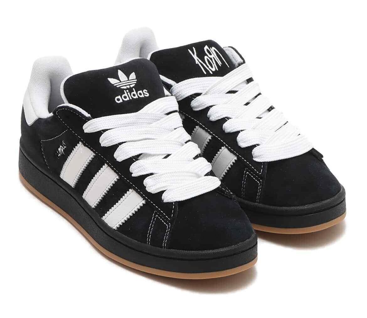 Korn adidas Originals Campus '00s Black White Gum IG0792 US Korn adidas Originals Campus '00s Black White Gum IG0792 US