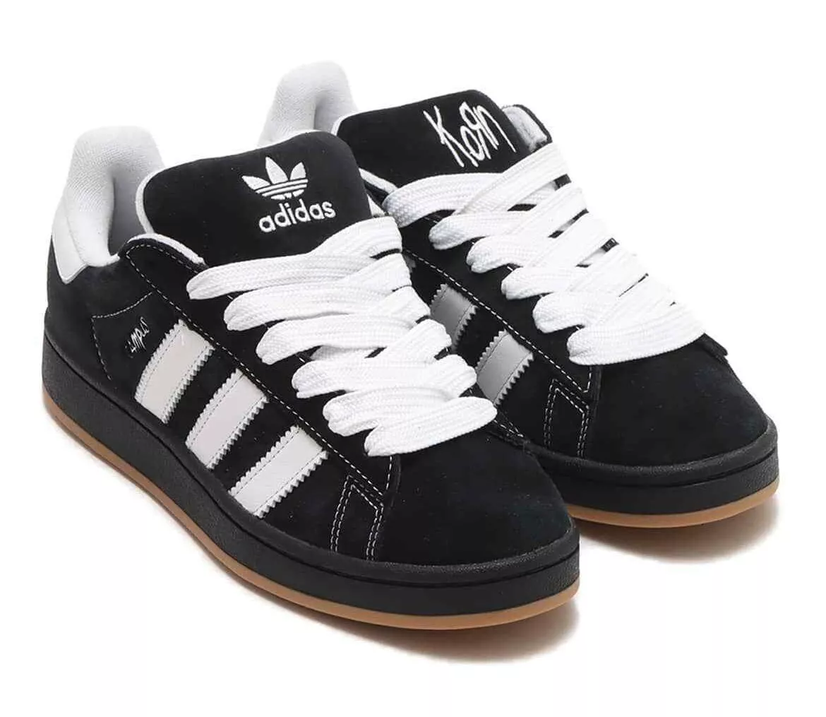 Korn adidas Originals Campus '00s Black White Gum IG0792 US 8.5