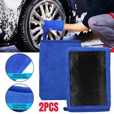 Microfiber Clay Bar Mitt Towel Auto Car Detailing Cleaning Wash Gloves Cloth Rag