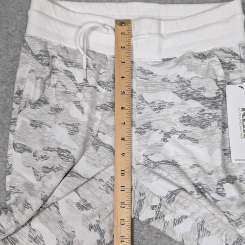 RBX Active Jogger Pants Womens Size Small Cropped Relaxed White Camo New - Picture 4 of 9