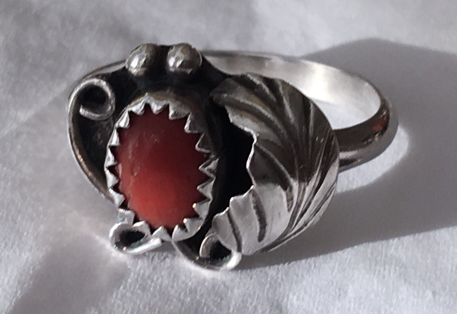 Native 925 Estate Sterling Silver Split Shank Bea… - image 2