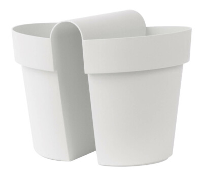 blumenkasten schrägdach JARDI 50 Anthrazit – Balkonkasten 50x17x17 cm 8 kg Naturschiefer Schwa –  CLIMAQUA