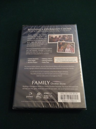 Building A Courageous Home (DVD, 2011 Family Christian Stores) - Picture 2 of 2