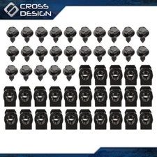 Fender Body Bolts & U Nuts 5/16-18 x 7/8" x 3/4" Washer 1/2" Hex Head 50pc Kit