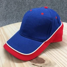 OTTO Baseball Cap Hat Mens One Size Red Blue Cotton Adjustable Basic Casual