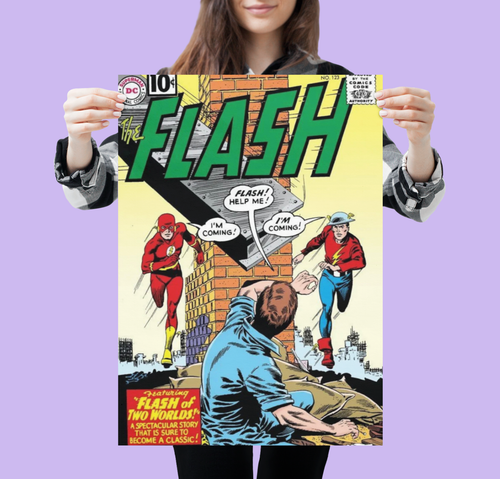 Comicbuch Cover Poster Vintage ikonische Umschläge Retro klassische Wandkunst Dekor - Bild 9 von 22