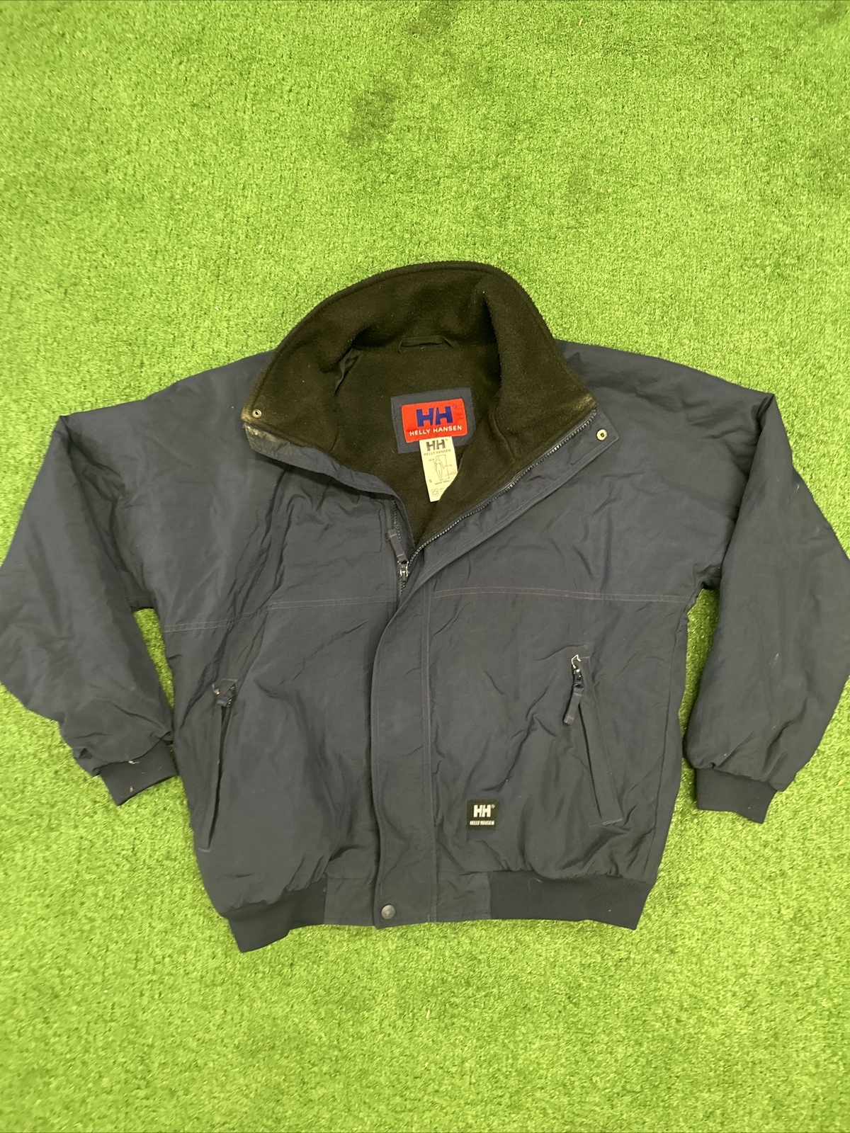 Helly Hansen Bomber Jacket Coat Shell Full Zip Na… - image 4