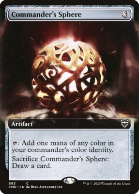 Commander's Sphere MTG Commander Legends Common NM x1 - Magic Card Extended Art