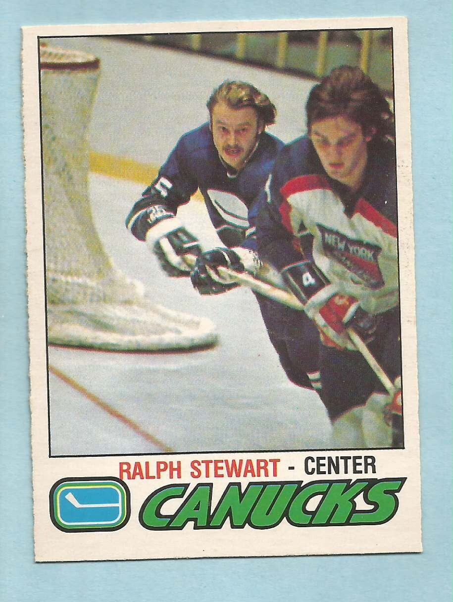 1977-78 O-Pee-Chee OPC Hockey Ralph Stewart #386 Vancouver Canucks NM/MT