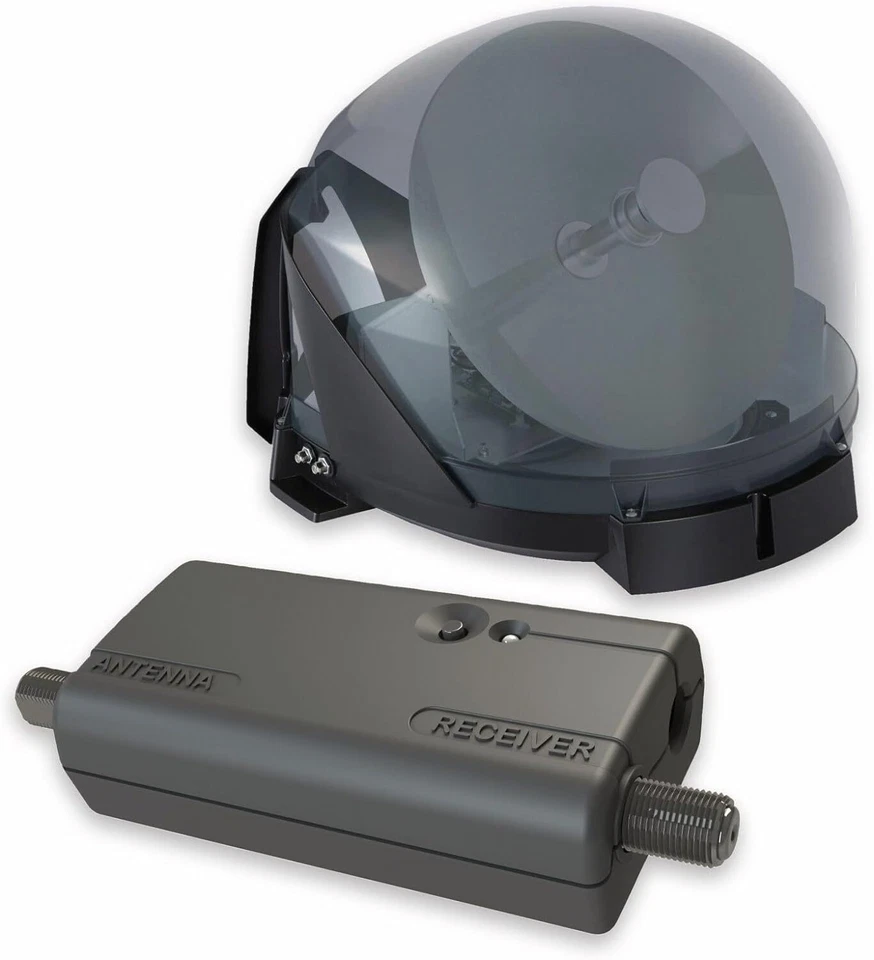 MAXVIEW VUQUBE 2 FÜR SKY Q AUTOMATISCHER TRAGBARER SATELLIT GRAU MIT MONTAGESET - Bild 4 von 4