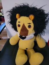ANIMAL FAIR INC. Harris National Bank Plush Lion Stuffed Toy vintage