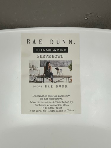 Rae Dunn Serving Bowl "Happy Harvest" Melamine - Picture 2 of 2