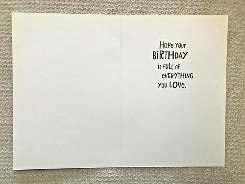 Hallmark Birthday Shoebox Greeting Card -Go On Guess! Hope your birth NEW(A34)) - Picture 2 of 4