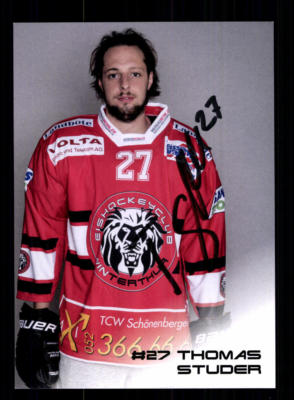 Thomas Studer Autogrammkarte SC Winterthur Original Signiert+A 182775