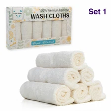 eJoyce Baby Washcloths Premium Newborn Towel 6 per Pack, EJ-2005