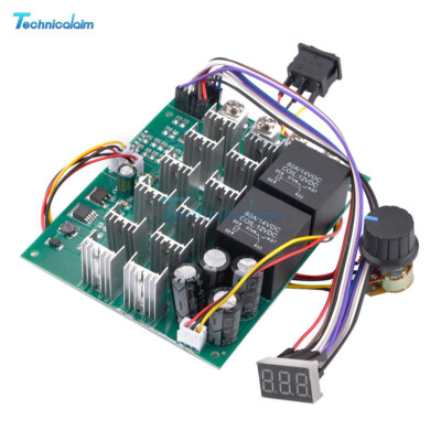 DC 10-55V DC Brush Motor Speed Control Switch Bidirectional Reverse Switch 60A