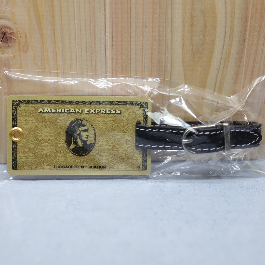 New American Express Luggage Name Tag Gold Color Novelty | eBay