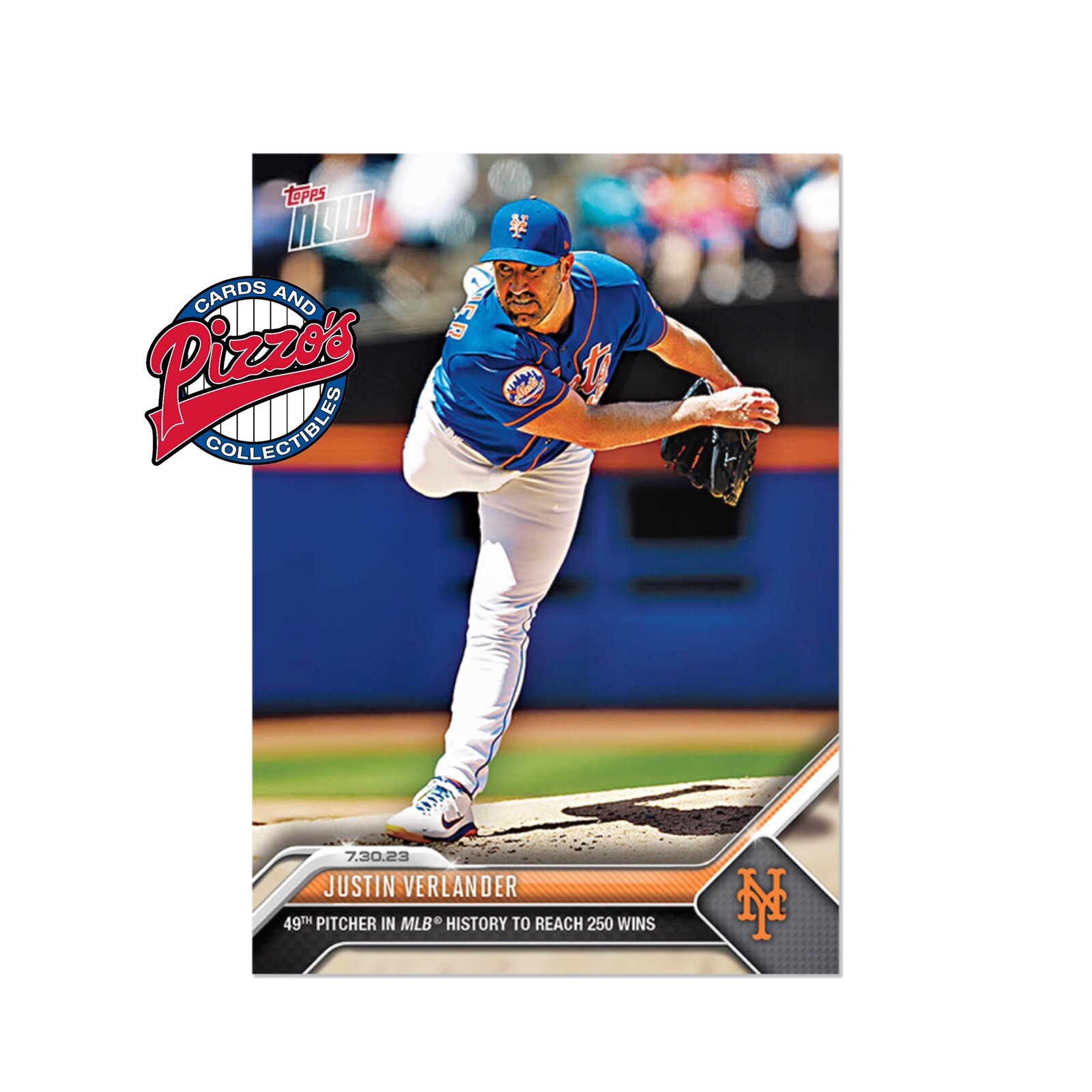 Justin Verlander 250th Win 2023 MLB TOPPS NOW Card 636 In Hand