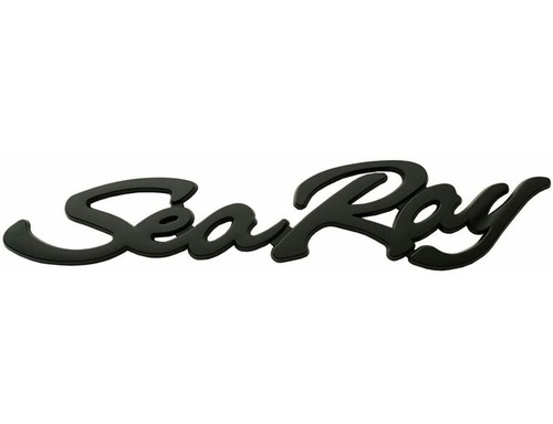 2pc SEA RAY SEARAY 3D Raised Decal Letters Black EMBLEM BADGE BOAT LOGO 12-3/4" - Bild 3 von 10