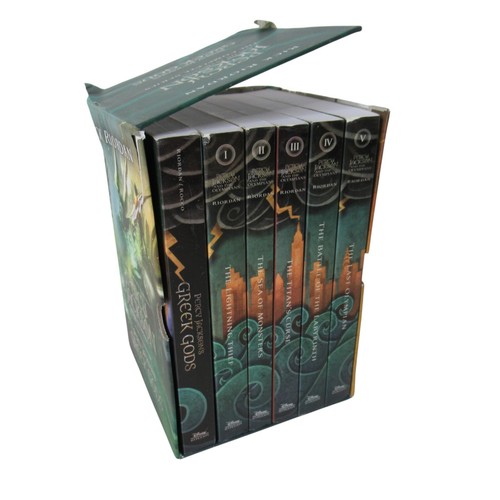 Boxed Set of 6 Books Percy Jackson And The Olympians By Rick Riordan DMG PKG - Picture 3 of 7