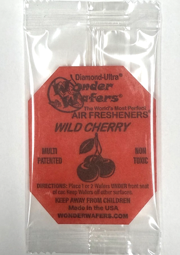24~ Wonder Wafers~2 Dozen "Wild Cherry " INDIVIDUALLY WRAPPED Air Freshener - 第 1/1 張圖片