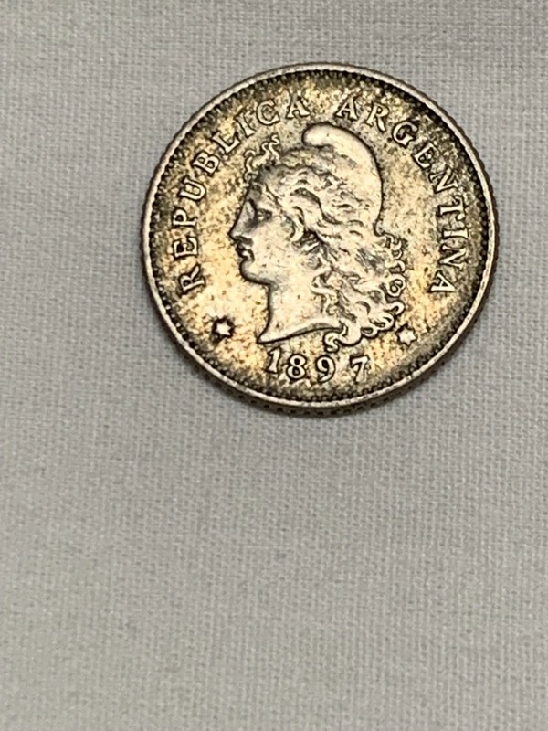 Argentina 1897 10 Centavos