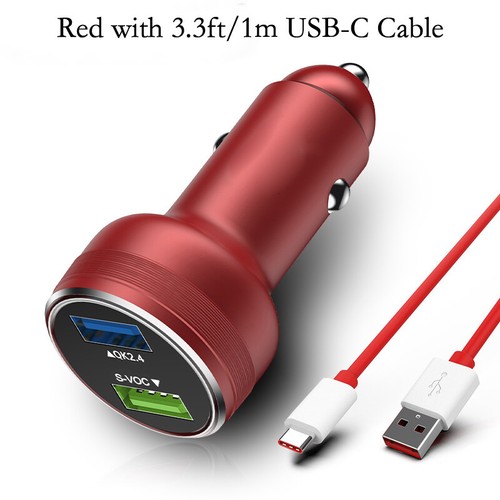 65W Warp Charge Car Charger Dash SuperVooc for Oneplus 10 9 Pro 8T 8 7T 7 6 Nord - Picture 16 of 20