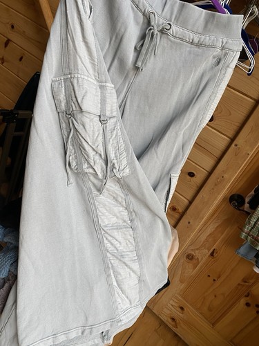 Free People Hose Lg grau weites Bein - Bild 7 von 9