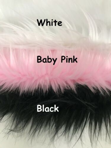 Faux Fur Fabric Piece, Many Sizes Squares! Long Pile for Crafts DIY Photo Prop - Picture 7 of 405