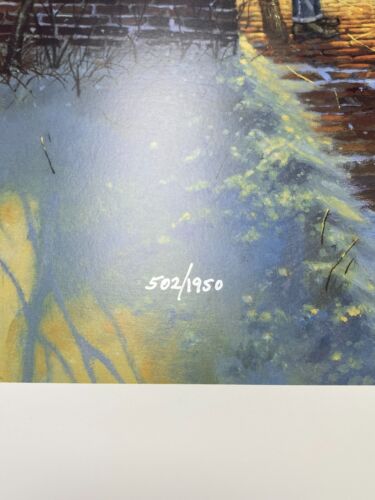 "El espíritu de dar" de Dave Barnhouse. Impresión edición limitada, 1996. - Imagen 3 de 5