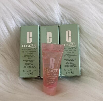 3*Clinique Moisture Surge Eye 96-Hour Hydro-Filler Concentrate ~Total 0.51oz NIB