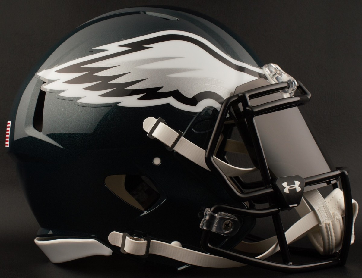 PHILADELPHIA EAGLES NFL Football Helmet with BLACK-TINT
