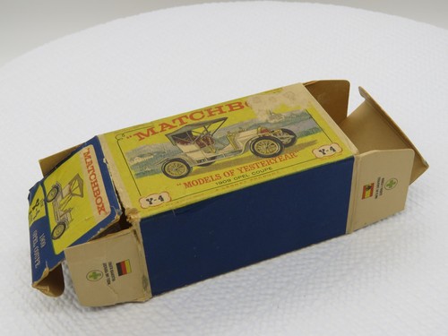 Vintage 1967 Lesney Matchbox Yesteryear Y-4 1909 Opel Coupe w/Original Box - Picture 13 of 14