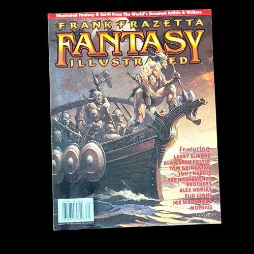 Lote de 3 Revistas Ilustradas FRANK FRAZETTA FANTASY VINTAGE AÑOS 90 1 2 3 - Imagen 3 de 10