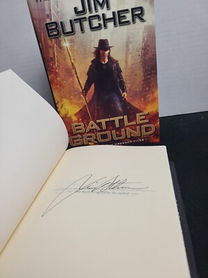 Battle Ground by Jim Butcher (2020, Hardcover) SIGNED 1st/1st HCDJ Rare Edition