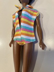 Mod Era Barbie Clone Striped Swimsuit- PRE-OWNED 1/6 scale ...