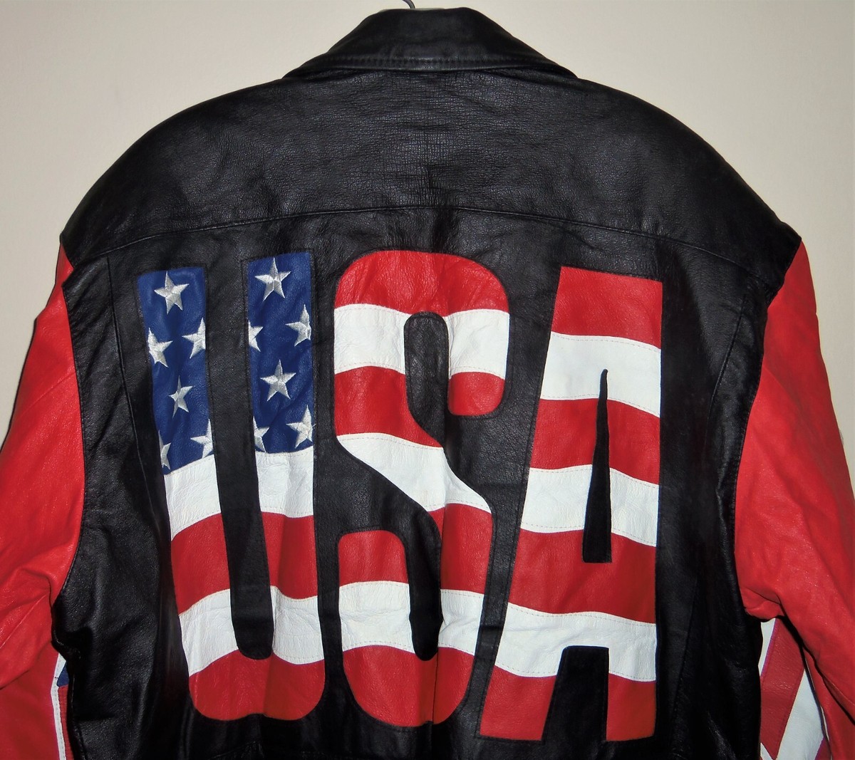 VINTAGE 00's MICHAEL HOBAN USA FLAG PATRIOTIC 9/11 WHEREMI