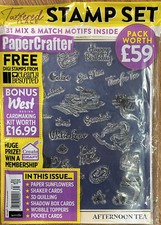 Paper Crafter Tattered Lace Stamp Set Magazine Issue 175