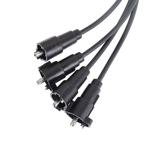 4x Para Toyota 4Runner 2.7L Tacoma 2.4L Pickup Cables Bujía Cable Negro - Imagen 3 de 8