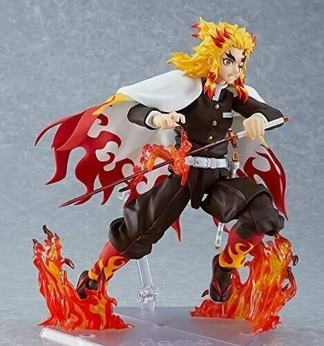 Figma Demon Asesino Kimetsu No Yaiba Kyojuro Rengoku Acción Figura Japón ZA-71 - Imagen 5 de 8